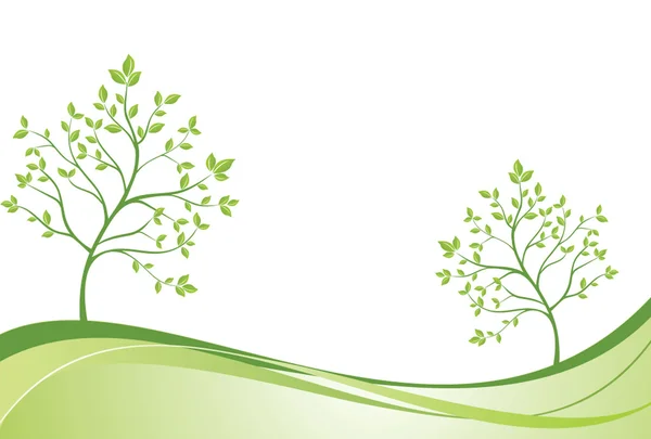 Creatieve groene banner — Stockvector