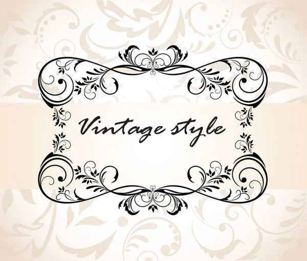 Estilo vintage — Vector de stock