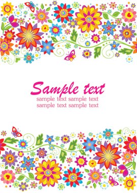 Yazlık çiçekli kenarlık