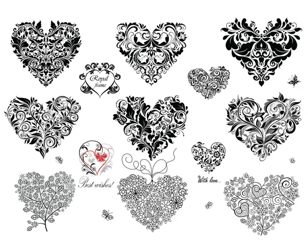 siyah dekoratif Kalpler