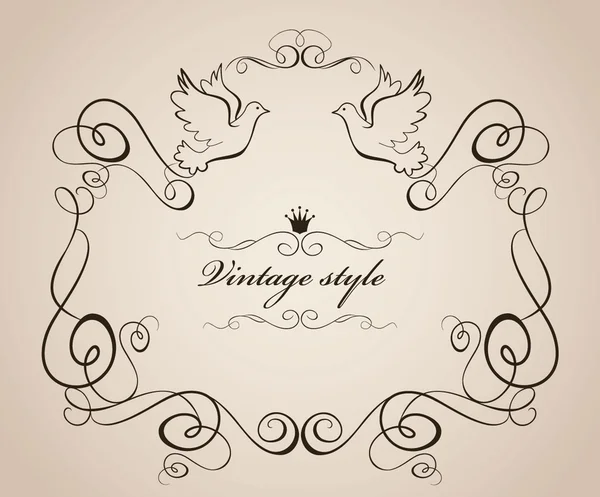 Vintage style — Stock Vector