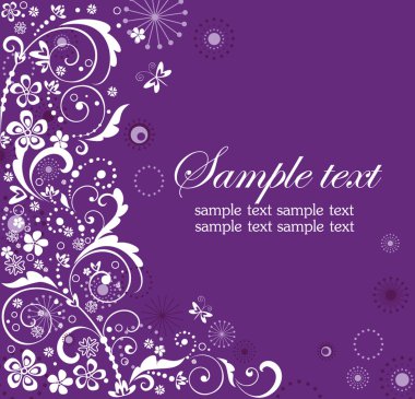 soyut çiçek sınır