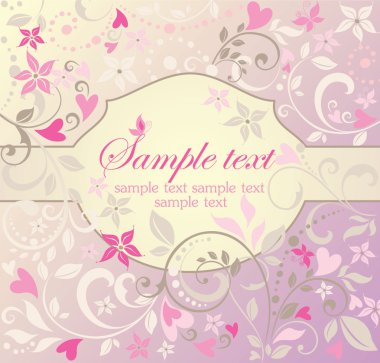 süslü vintage çerçeve