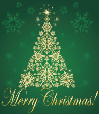 kartpostal xmas ağacı