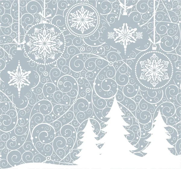 Krásné vánoční karta — Stockový vektor