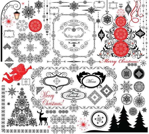 Design rétro de Noël — Image vectorielle