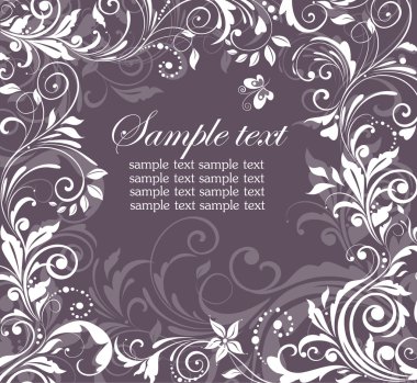 Vintage çiçek arka plan