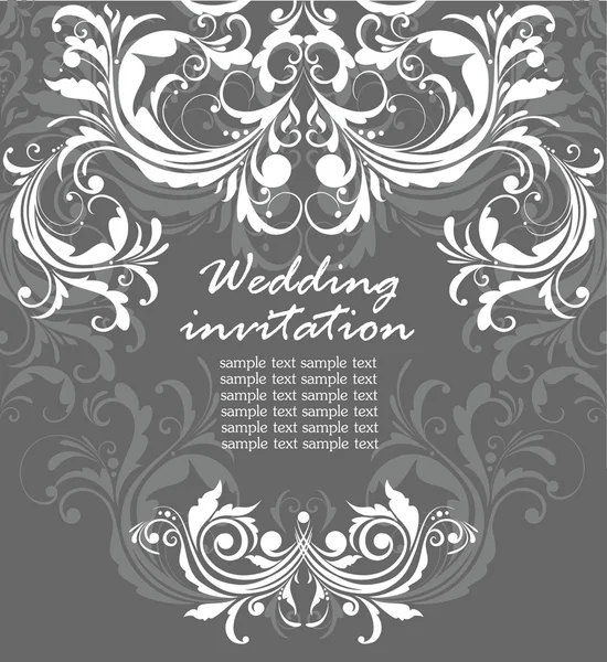 Wedding invitation — Stock Vector