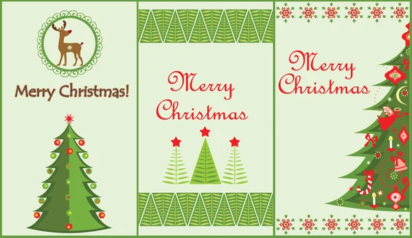 Kerstmis verticale banners — Stockvector