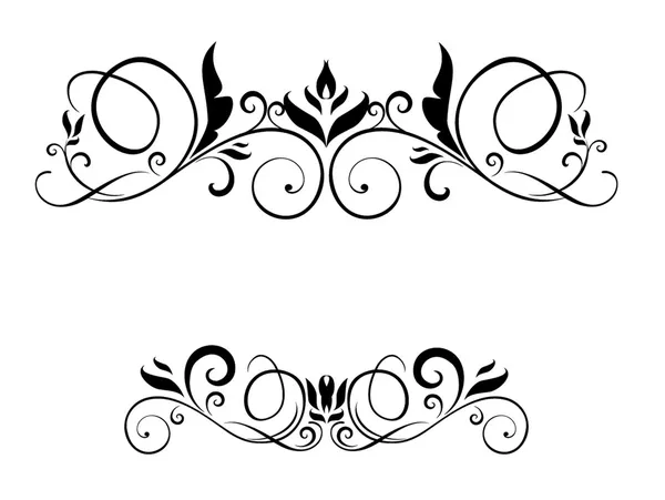 Tarjeta de boda floral — Vector de stock