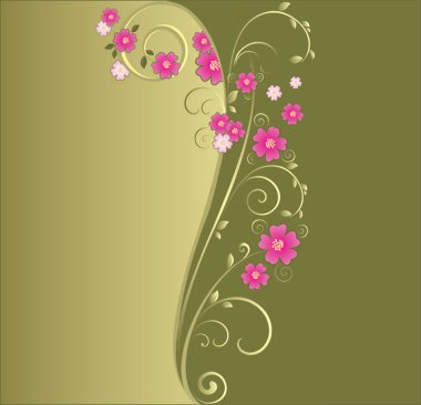 arka planı yeşil çiçek