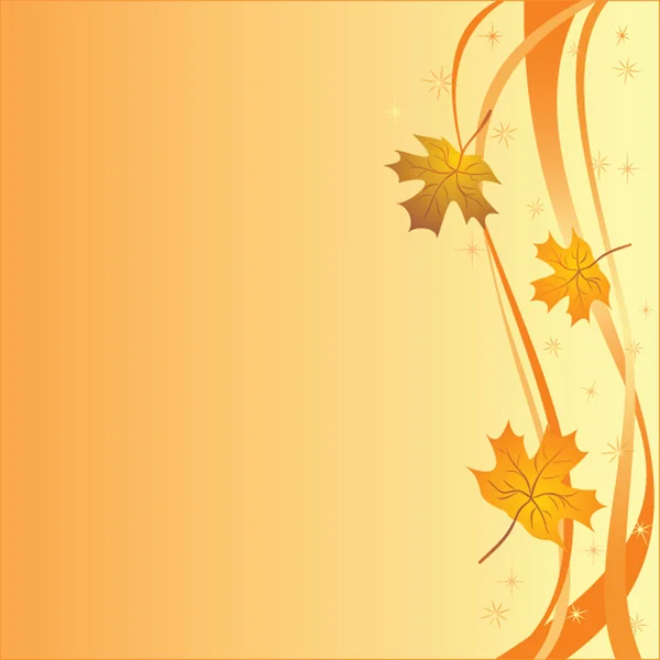 Fondo de otoño — Vector de stock