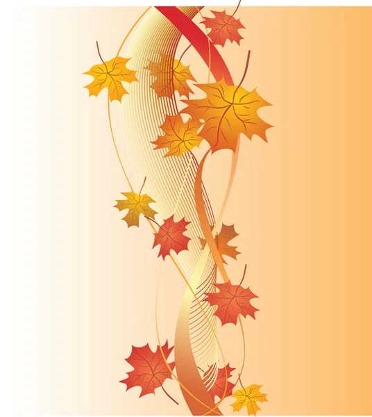 Herfst achtergrond — Stockvector