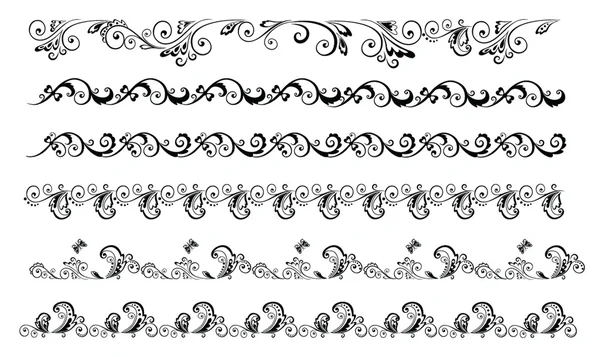 Fronteras decorativas — Archivo Imágenes Vectoriales