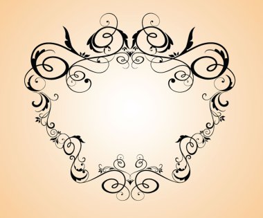 Vintage siyah çerçeve