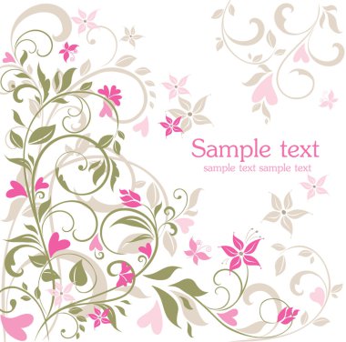 çiçek Tebrik Kartpostalı