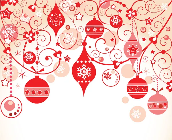 Kırmızı Noel kartı