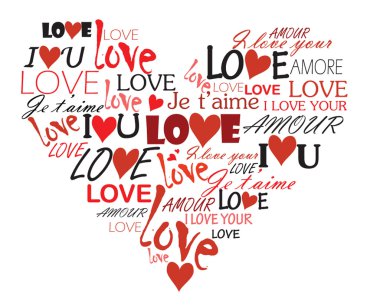 Love heart clipart