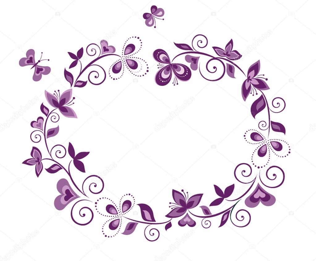 Download Decorative floral border — Stock Vector © antonovaolena ...