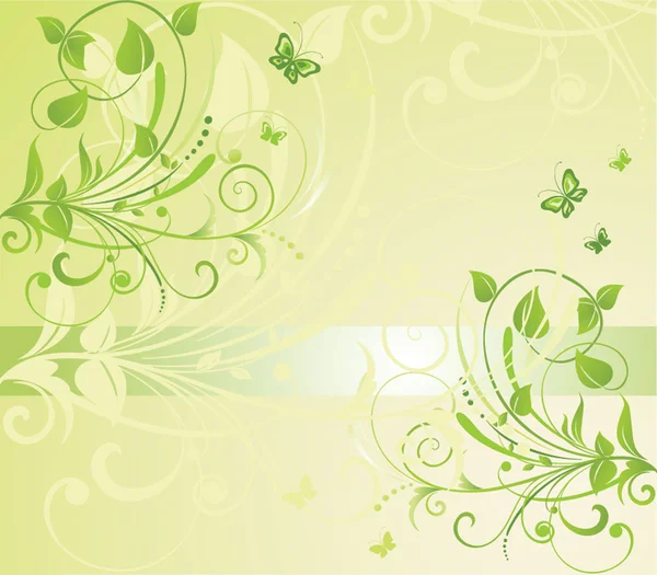 Banner verde —  Vetores de Stock