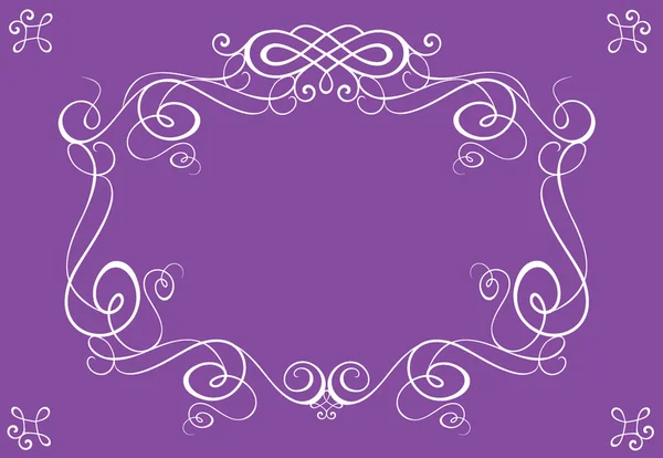 紫复古框架 — 图库矢量图片
