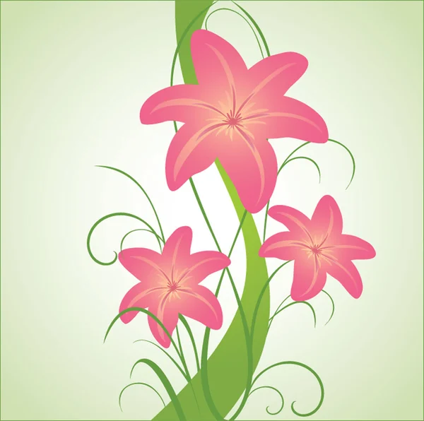 Illustration florale — Image vectorielle