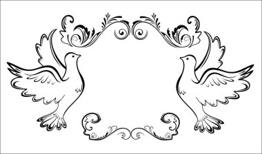 Vintage kartı ile kumru