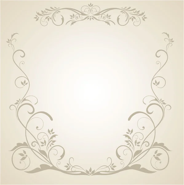 Floral brown border Stock Vector © antonovaolena #19428003 Floral brown border Stock Vector © antonovaolena #19428003