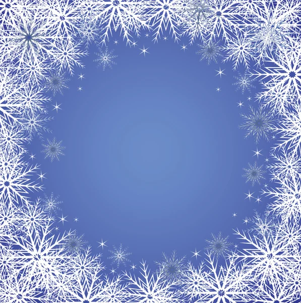 Winter blue background — Stock Vector
