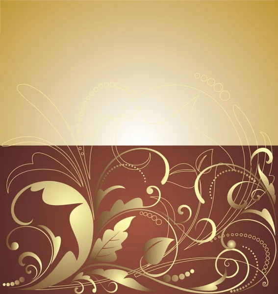 Gold bacground — Stock Vector