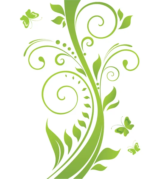 Abstract green tree — Stock Vector