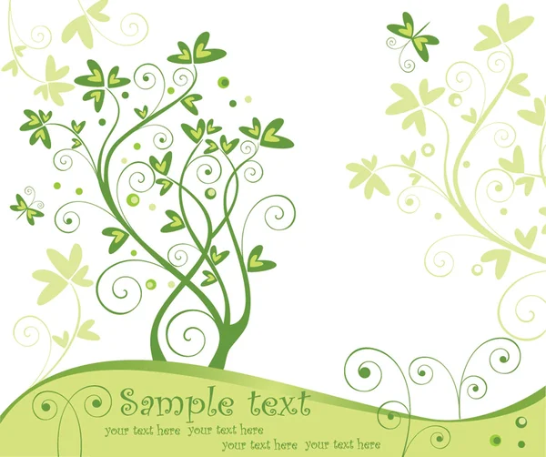 Spring tree — Stock Vector