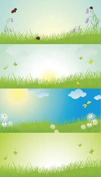 Fondo de primavera floral — Vector de stock