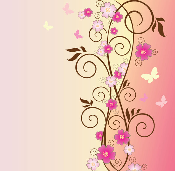 красивый цветочный фон