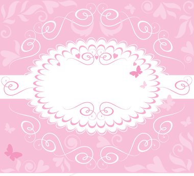 güzel pembe çerçeve