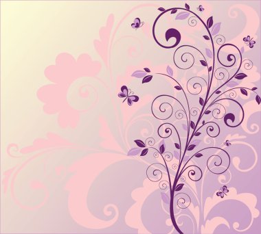 fondo con hermoso árbol