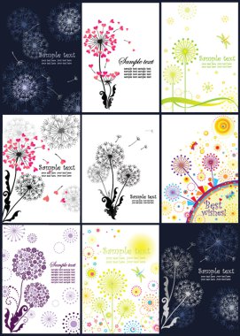 dandelions ile soyut afiş