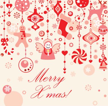 komik sorunsuz xmas kırmızı arka plan