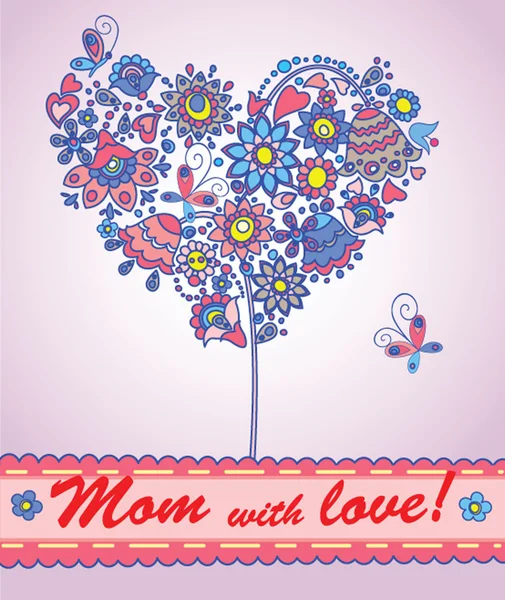 Bouquet pour maman — Image vectorielle