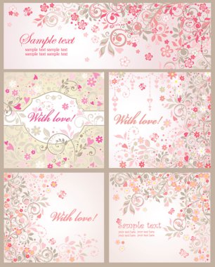 Beautiful arrival cards