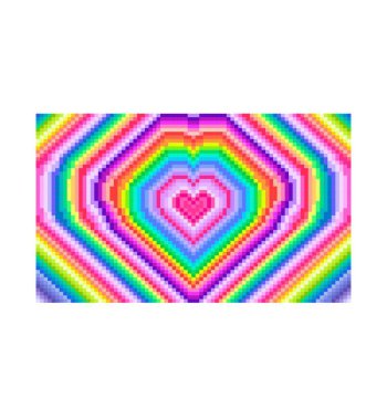 Çarpıcı kalp rengarenk disko arkaplanı