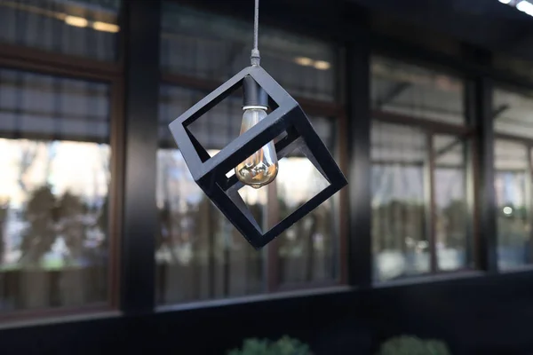 Fashioned Lantern Street Modern Stylish Outdoor Lamp — Stock Photo, Image