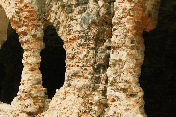 Ruins of Tarakaniv fortress - Tarakaniv village, Dubno district of Rivne Oblast, Ukraine. Abandoned Military Tarakaniv Fort, Dubno Fort
