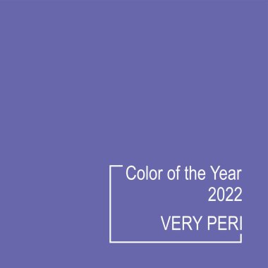 Çok iyi. 2022 yılının rengi. Moda konsepti. Vektör illüstrasyonu.