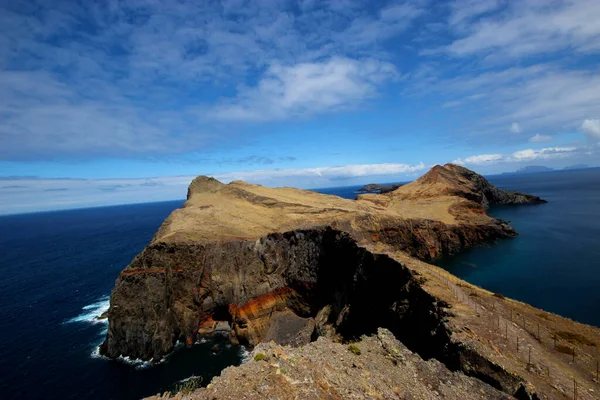 Utsikt Över Klippiga Klippor Den Vackra Madeira — Stockfoto