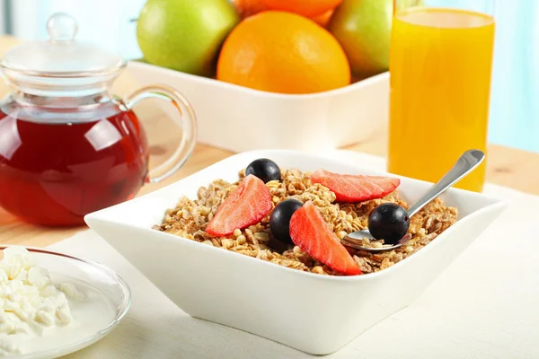 Mesa de desayuno — Foto de Stock