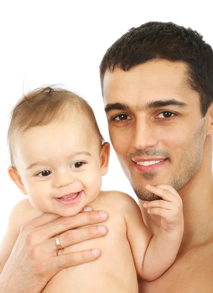 Baby and Father — Stock Photo, Image