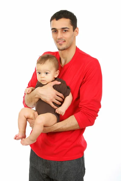 Baby and Father — Stock Photo, Image