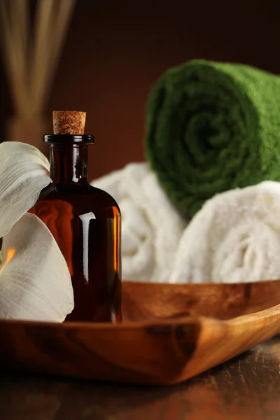 Aromaterapi och massageolja — Stockfoto