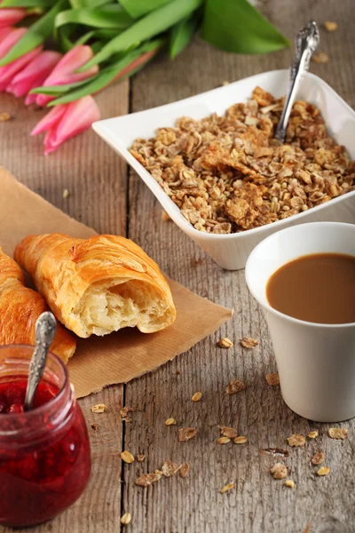 Table Breakfast — Stock Photo, Image